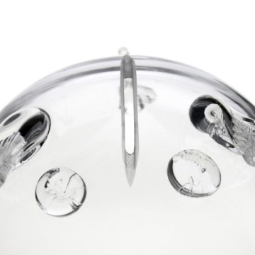 ПРОЗРАЧНАЯ большая стеклянная копилка СВИНКА в ПОДАРОК