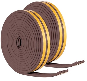 САМОКЛЕЯЩАЯСЯ ПРОКЛАДКА 'E' ДЛЯ ДВЕРЕЙ, ОКОН, ЦВЕТА E