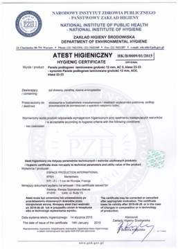 ПАНЕЛИ НАПОЛЬНЫЕ 12 мм ДУБ ПОЛЯРНЫЙ AC6 SOLID PLUS