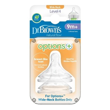DR BROWN'S SMOCZEK DO KARMIENIA do szerokiej butelki Options+ 9+ 2pak