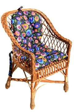 Плетеное кресло WICKER стул + различные подушки