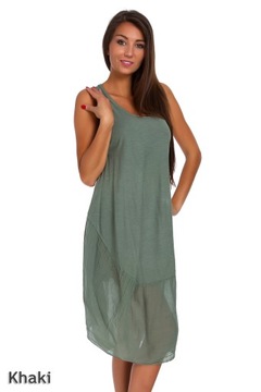 665_L/40 ЛЕТНЕЕ СТРЕМИТЕЛЬНОЕ ПЛЯЖНОЕ ПЛАТЬЕ ОВЕРСАЙЗ