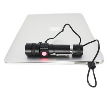 МОЩНЫЙ ТАКТИЧЕСКИЙ ФОНАРЬ Cree XP-L V6 ZOOM НАБОР