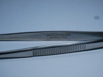 Pinceta pęseta anatomiczna 145 mm STAINLESS