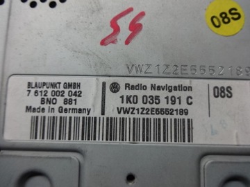 VW GOLF V 5 ПАССАТ РАДИО НАВИГАЦИЯ