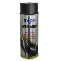 LAKIER AKRYLOWY CZARNY MAT MIPA WINNER SPRAY 400ml