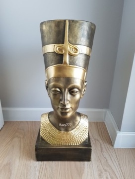 Бюст Нефритет Фигурка египетской царицы