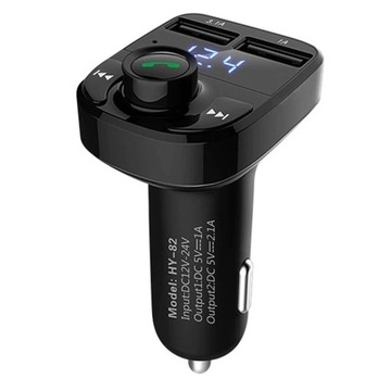 ЗАРЯДНОЕ УСТРОЙСТВО BLUETOOTH FM-ПЕРЕДАТЧИК 2xUSB MP3 SD LCD
