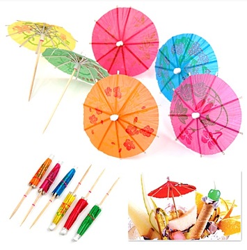 ЗОНТЫ PIKERS, украшения для напитков, зубочистки, 12 шт.