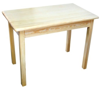SOLIDNY Stół kuchenny sosnowy 110x60 stolik do kuchni pokoju biurko drewno