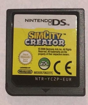 Gra Sim City creator DS Nintendo