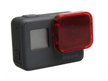FILTR CZERWONY KORYGUJĄCY PODWODNY GoPro hero 5 6