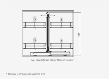ГРУЗОВАЯ КОРЗИНА MAGIC CORNER CLASSIC 1200 CHROME CRUISE