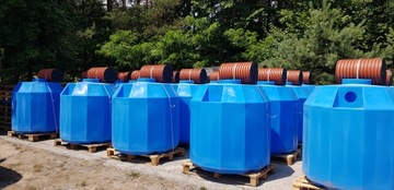 Пластиковый/экологический септик, очистные сооружения - резервуар для дождевой воды 1300 л