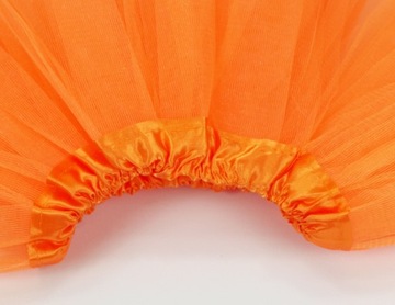 SPÓDNICZKA TIULOWA TIUL SPÓDNICA 50 CM pomarańcz