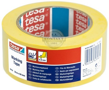 TESA 60760 ПРЕДУПРЕЖДАЮЩАЯ ЛЕНТА ЖЕЛТАЯ 33М