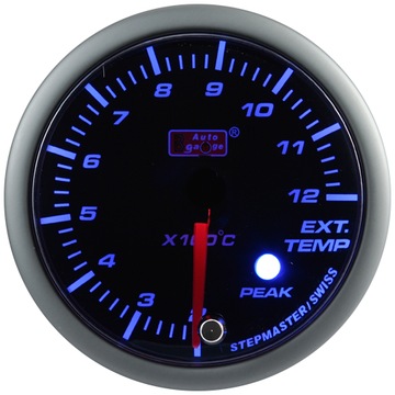 WSKAZNIK EGT Auto Gauge SM PEAK BLUE