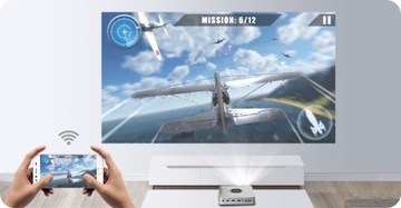 НОВИНКА! DLP LED ПРОЕКТОР ANDROID FOCUS ZOOM 4K 3D