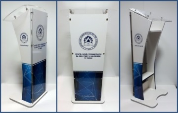 Кафедра, кафедра для презентаций с рабочим столом PLEXI