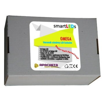 Sterownik schodowy 24 LED smartLEDs Omega-Exclusive Aplikacja Sonda Zegar