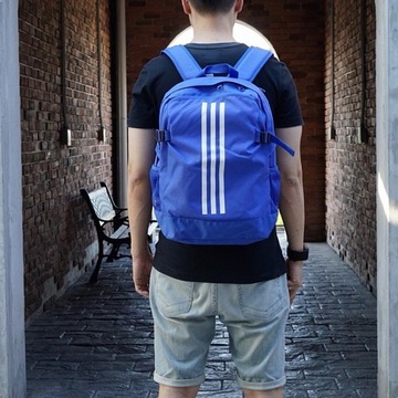 Plecak Adidas Sportowy Miejski Laptop niebieski PL