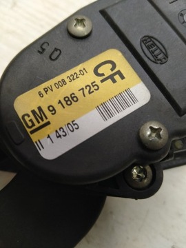 1133 Педаль газа Vectra C 9186725 Потенциометр CF