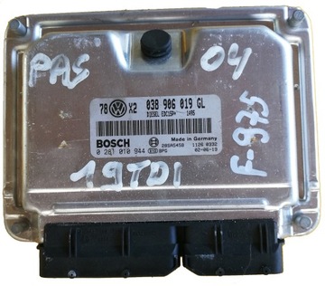 ECU VW PASSAT 1.9TDI 038906019GL 0281010944