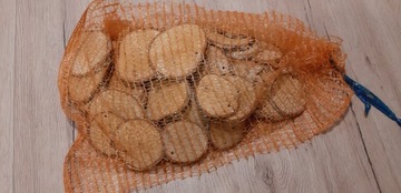 деревянные ломтики 100 шт 5-7см украшения с отверстием