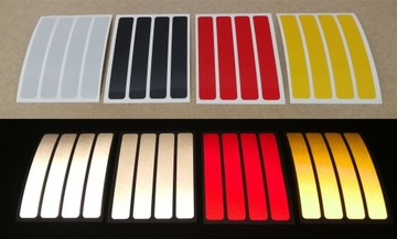 Светоотражающие наклейки Светоотражающий велосипедный шлем 15см