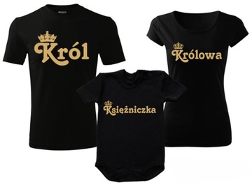 Zestaw koszulek dla rodziny MAMA TATA SYN CÓRKA