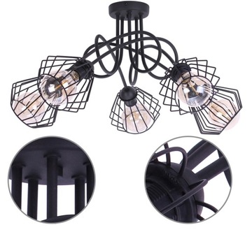 ПОТОЛОЧНЫЙ ПОДВЕСНОЙ СВЕТИЛЬНИК DIAMOND LOFT EDISON