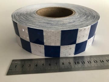 СВЕТООТРАЖАЮЩАЯ ПЛАСТИКОВАЯ ЛЕНТА СИНЯЯ ШАХТОВАЯ ДОСКА