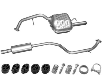 MAZDA 5 1.8i-16V,2.0i-16V tlumiki kpl.