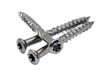 WKRĘTY TARASOWE 5x50 NIERDZEWNE A2 TORX 100sztuk