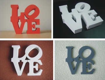 Love 3D декоративная надпись в сочетании с 25x25 см.