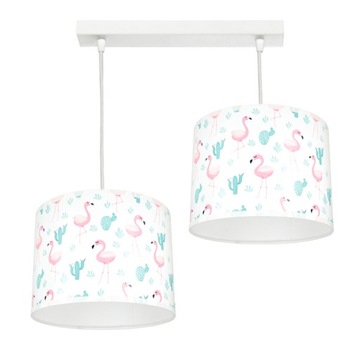 Lampa wisząca 2pł FLAMING DREWNO UNICORN RAKIETY