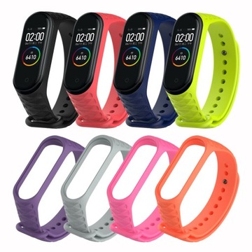 OPASKA PASEK DO XIAOMI MI BAND 3/4 ZESTAW 8 SZTUK