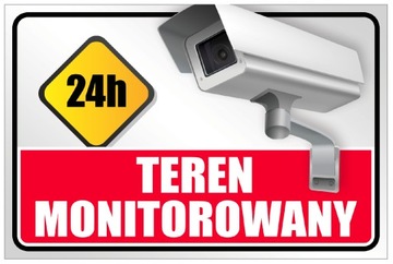 Obiekt MONITOROWANY TABLICZKA 40x27 tablica