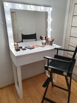 Toaletka hollywood do wizażu makijazu make up 100
