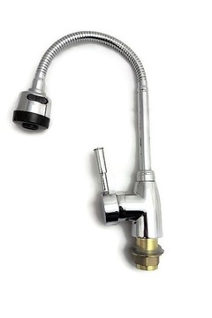 ГИБКИЙ ХРОМИРОВАННЫЙ КУХОННЫЙ ИЗЛИК + ТРУБКА