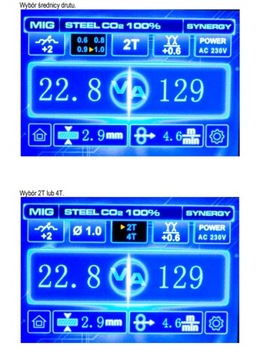 СВАРОЧНЫЙ МАШИНА MAGNUM MIG 211 ALU SYNERGIA LCD PROGRATIS