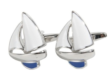 Запонки с узором SHIP