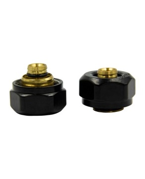 Złączki zaciskowe do PEX16mm x 2szt czarny mat