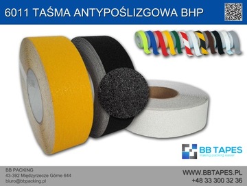 Taśma antypoślizgowa ŻÓŁTA I CZARNA 50X18.3m