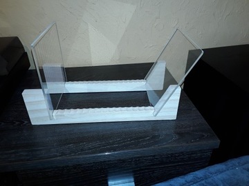 Подставка, папка, виниловый органайзер на 50 пластинок, яркий