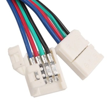 ДВОЙНОЙ РАЗЪЕМ RGB СВЕТОДИОДНАЯ ЛЕНТА 4PIN 10мм