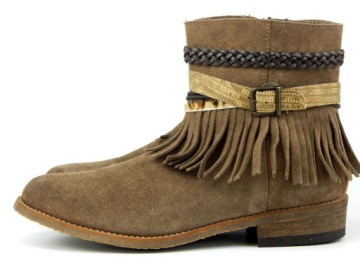 Buty ze skóry CLIC! r38 dł 24,4cm s IDEALNY