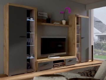 РУМБА комод, цвет дуб Лефкас, 150 см