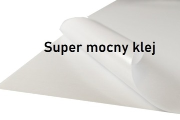 Papier samoprzylepny Półbłysk Mocny Klej Okazja naklejki A4