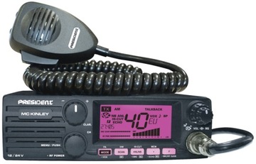 Радиостанция President McKinley CB AM/FM/SSB 12 Вт DIN-1